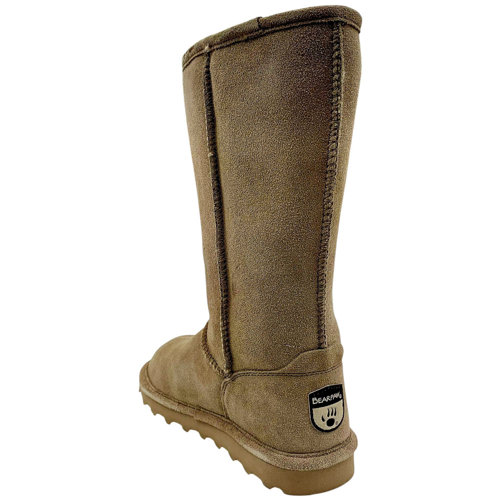 BEARPAW Women's Elle Tall Suede Boot Mushroom - Medium - Picture 3 of 3